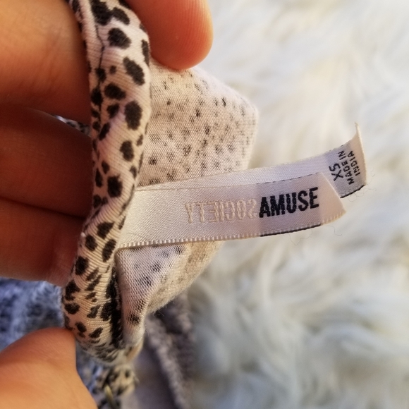 Amuse Society Wild And Free Animal Print Bodysut XS - Picture 7 of 11